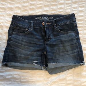 American Eagle Midi Jean Shorts